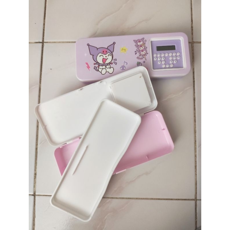 TEPAK / KOTAK PENSIL + KALKULATOR SANRIO