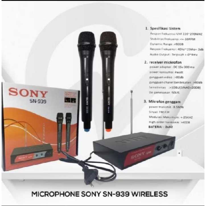 MICROPHONE  WIRELESS SONY | SN-939