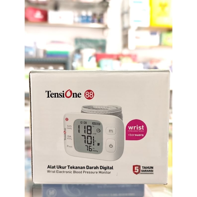 Tensi Digital Pergelangan Tangan Onemed 88+bersuara