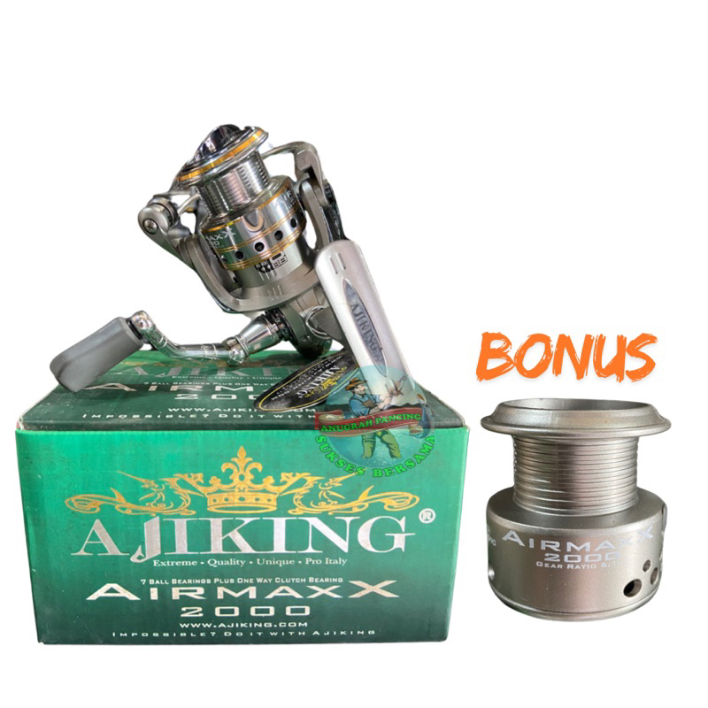 Reel AJIKING AirMaxx 2000 One way Clutch 7 Bearings