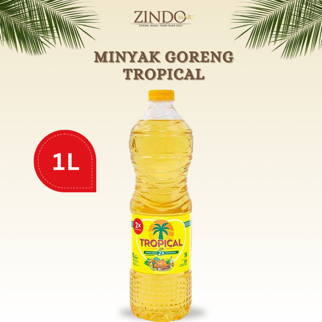 

MINYAK GORENG TROPICAL BOTOL 1 LITER