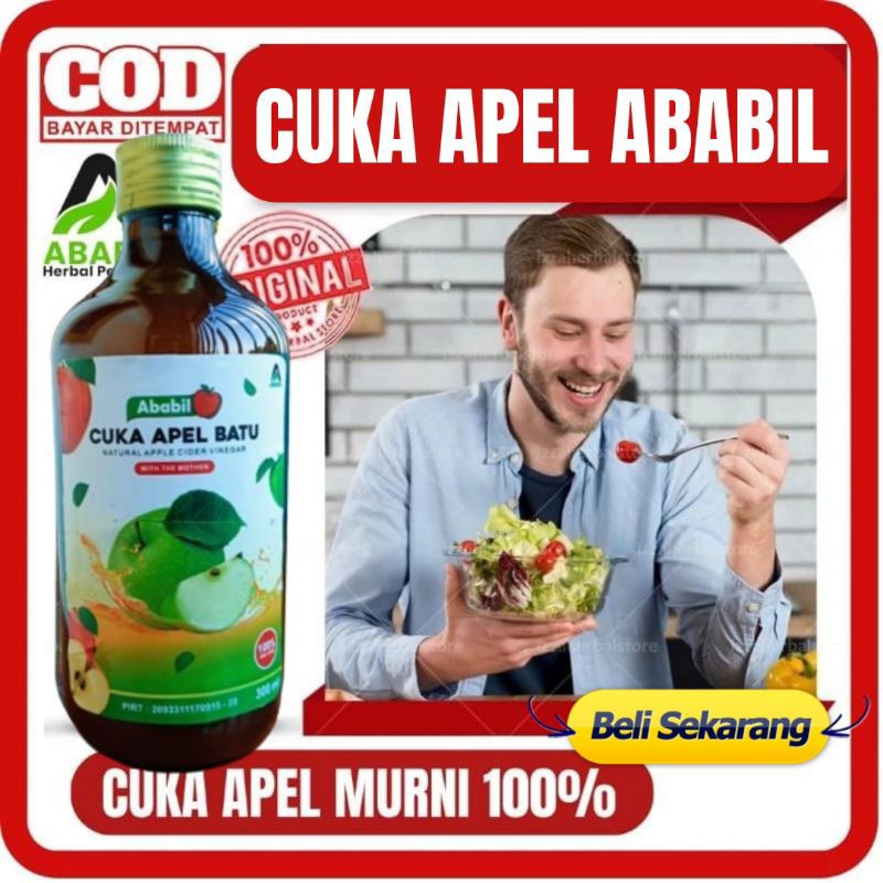 

CUKA APEL ABABIL - CUKA APEL ABABIL 100% ORIGINAL CUKA APEL BATU MALANG CUKA APEL MALANG 300 ML CUKA APEL UTUH