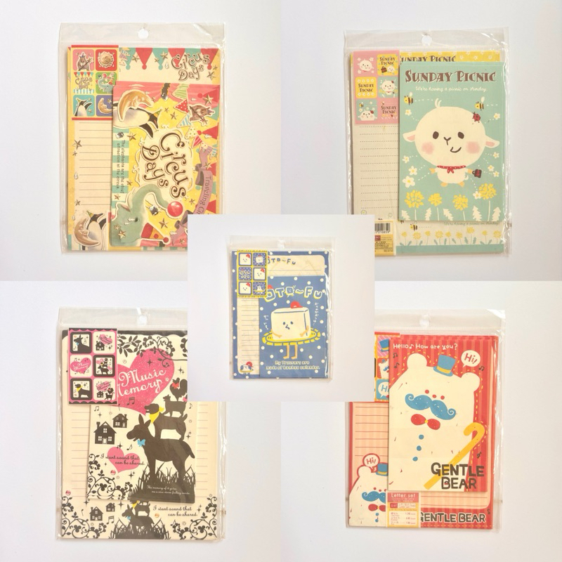 

Vintage Daiso Japan Stationery Letter Set