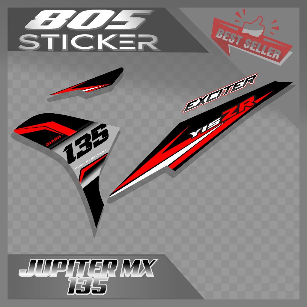 STRIPING JUPITER MX NEW/STIKER MX 135 NEW/STRIPING MOTOR MX NEW 135