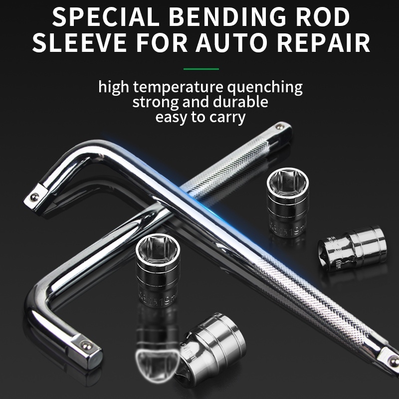 Bonkyo Mata kunci sok set Mata Sock Set Dan Gagang Sock L/Kunci Set Kunci Mata Shock TOOL KIT Mata