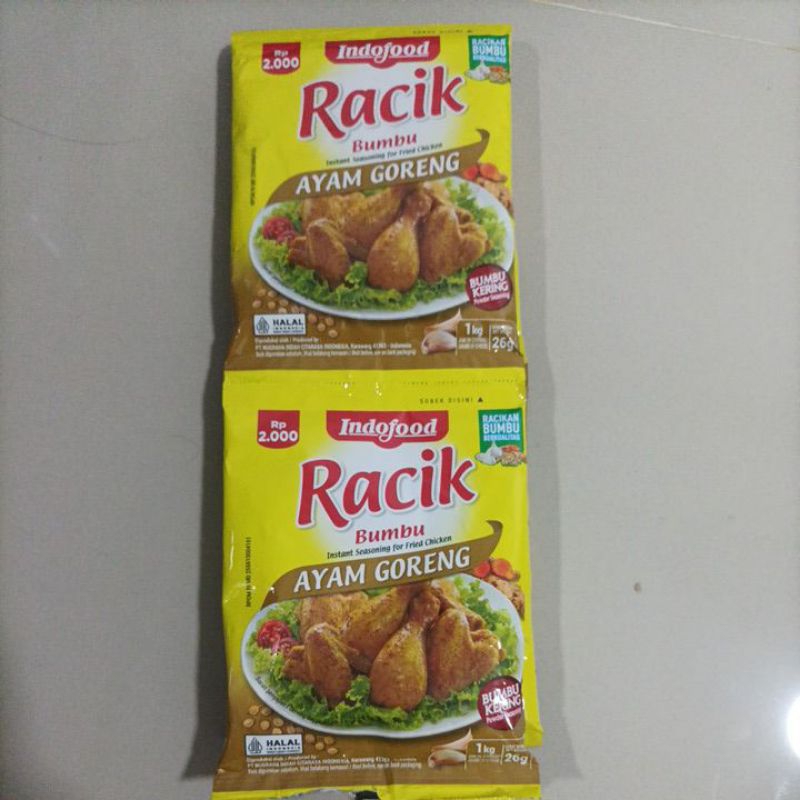 

RACIK BUMBU AYAM GORENG 26 GRAM