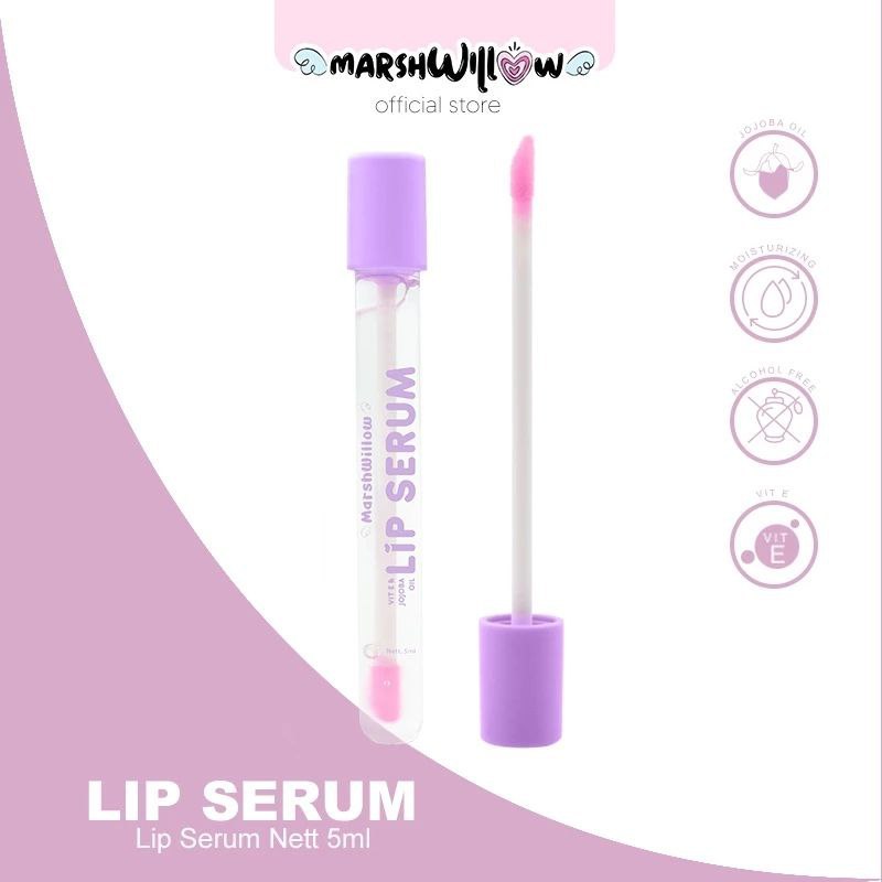 MARSHWILLOW LIPSY SERUM LIP SERUM - SERUM UNTUK BIBIR CERAH LEMBAB MENAWAN