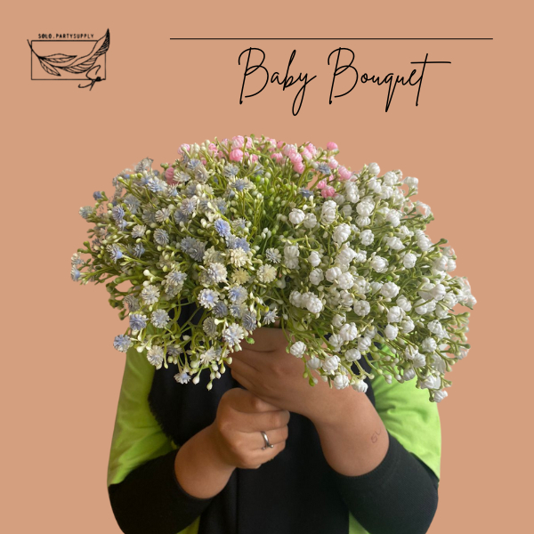 (CAS)TERLARIS BOUQUET BABY BREATH ARTIFICIAL UNTUK BUKET BUNGA BABY BREATH Wedding Hand Bouquet Buke