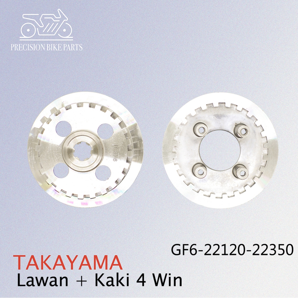 Takayama Dudukan + Plat Lawan Tahanan Kopling Kaki 4 Win