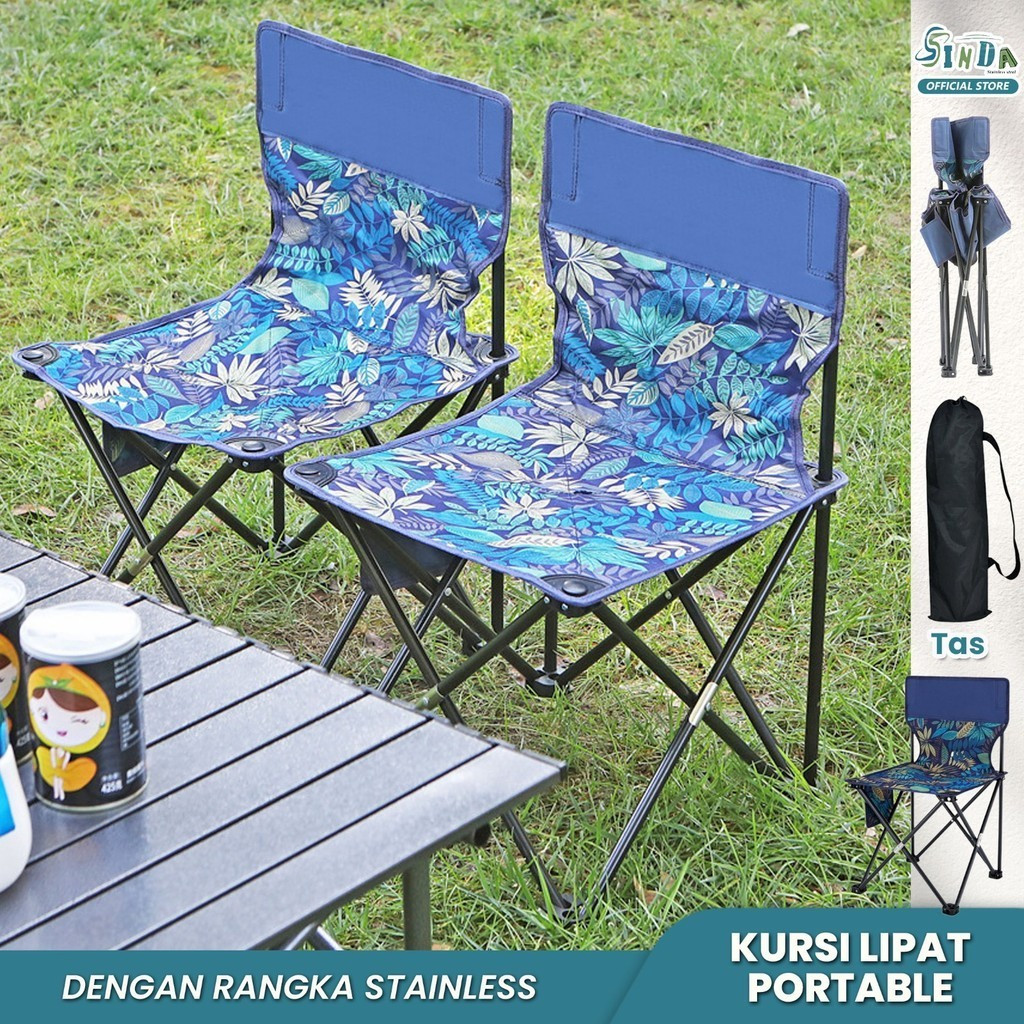 TGM Kursi Lipat Camping Kursi Lipat Outdoor Kursi Gunung Kursi Sauna Bangku Portable
