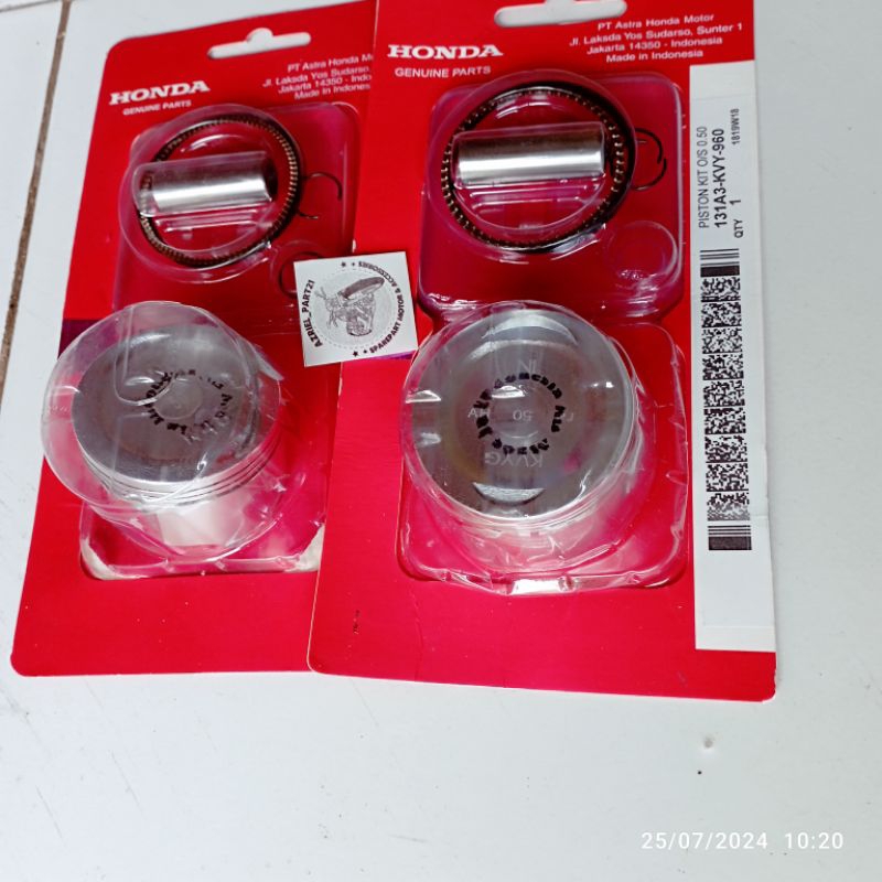 Piston Kit Assy K44 Beat Pop Beat Esp Scoopy Esp Steer Esp Vario 110 Esp Led 2015 2019