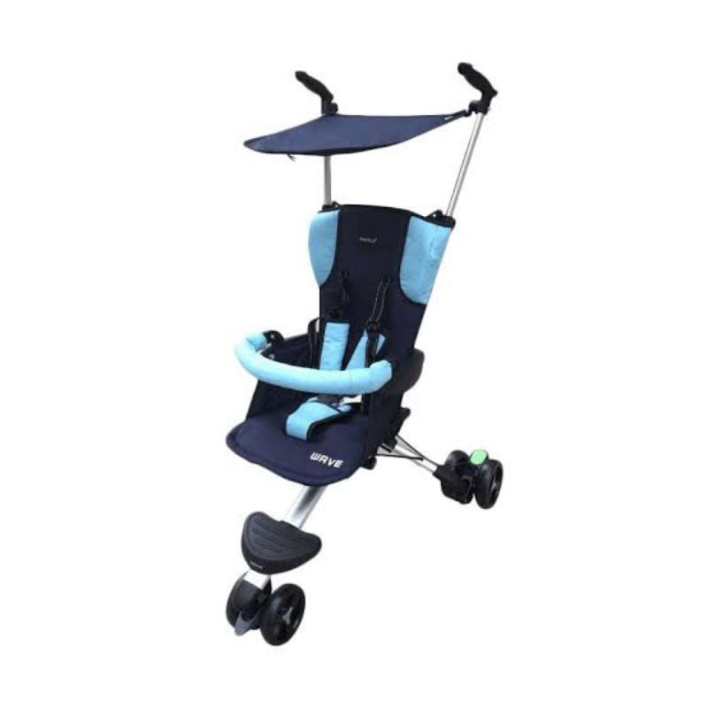 Prelove stroller babyelle wave biru mulus nego