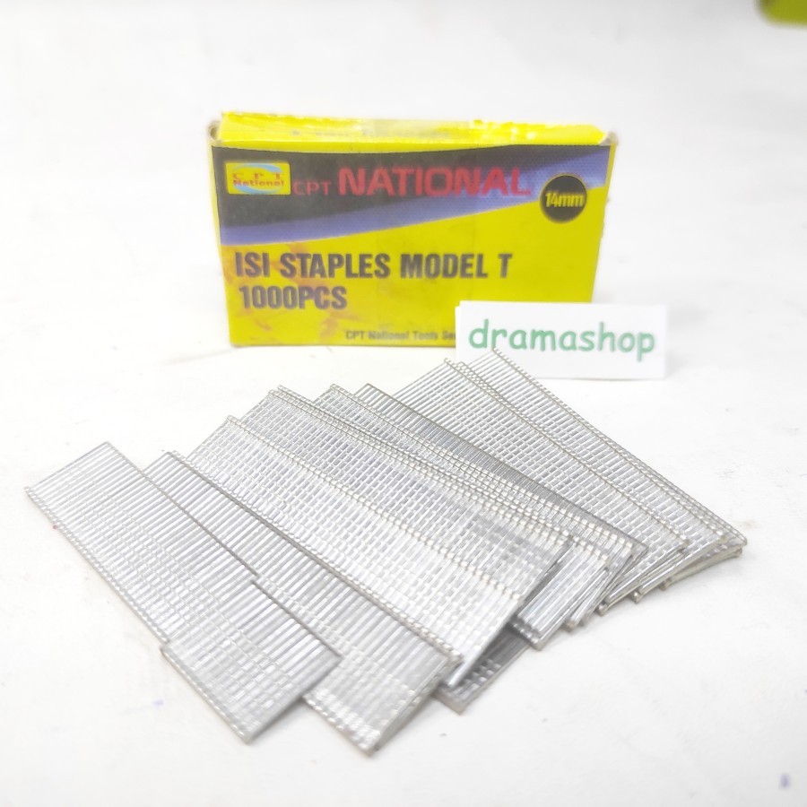 

Isi ulang staple Staples gun refill manual tembak tipe model T paku tinggi 14mm 14 mm