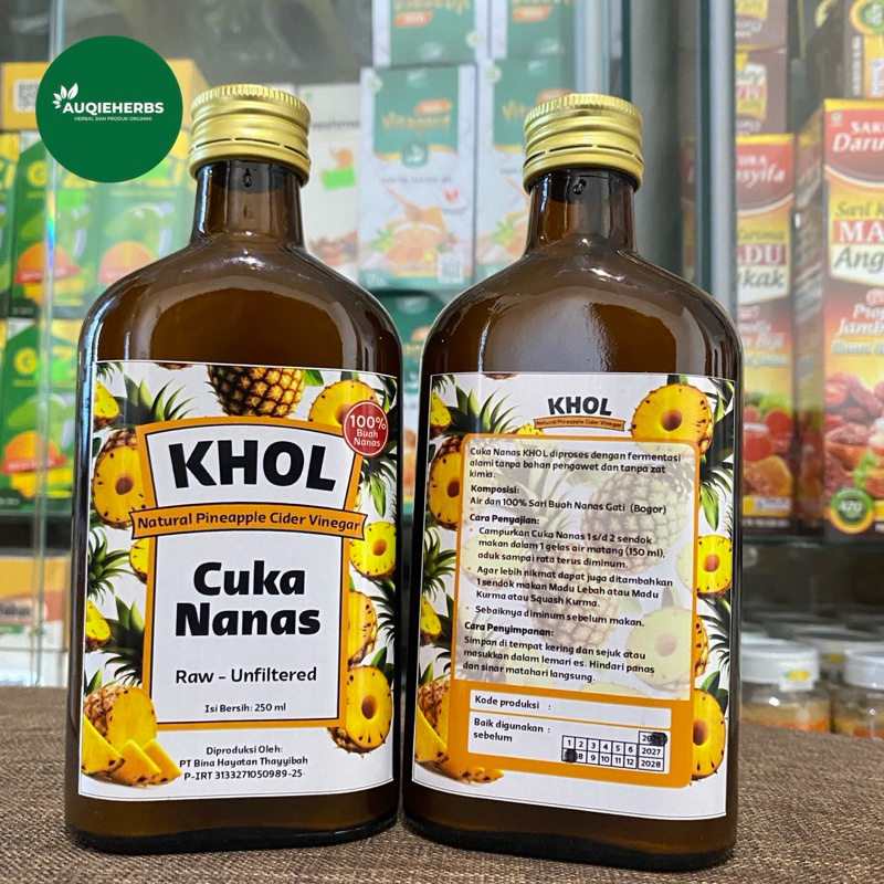 

KHOL CUKA NANAS ORIGINAL 100% ISI 250ml Kemasan Kaca