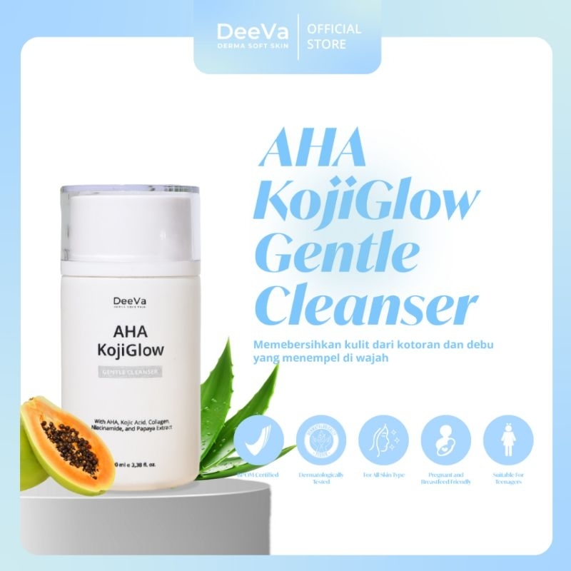 DeeVa Derma Soft Skin - AHA KojiGlow Gentle Cleanser
