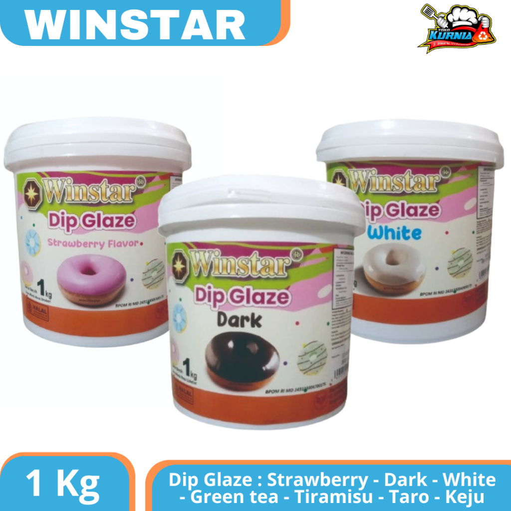 

WINSTAR DIP GLAZE KEMASAN PAIL 1 KG