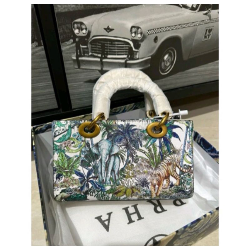 [Ready Stock] Tas Sling Wanita Fashion Brand Prha Motif Hutan Original