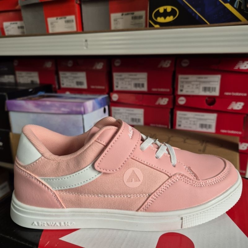 Airwalk Arqie JR Pink Sepatu Sneakers Anak Perempuan| Girls Kids Sneakers Shoes Airwalk Pink Origina