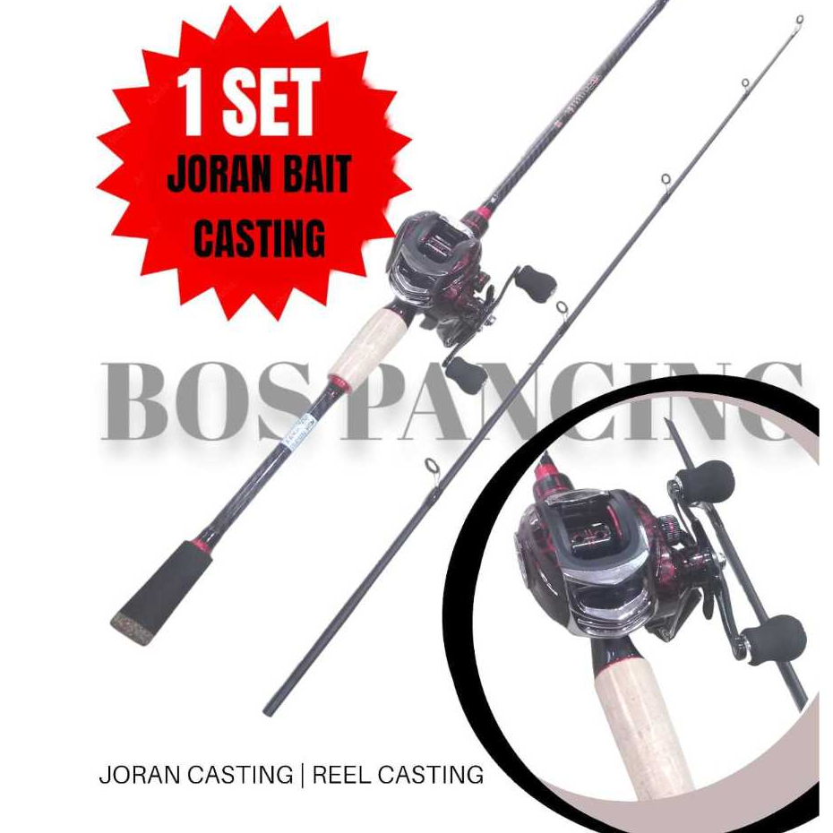 Joran Set Bait Casting 602