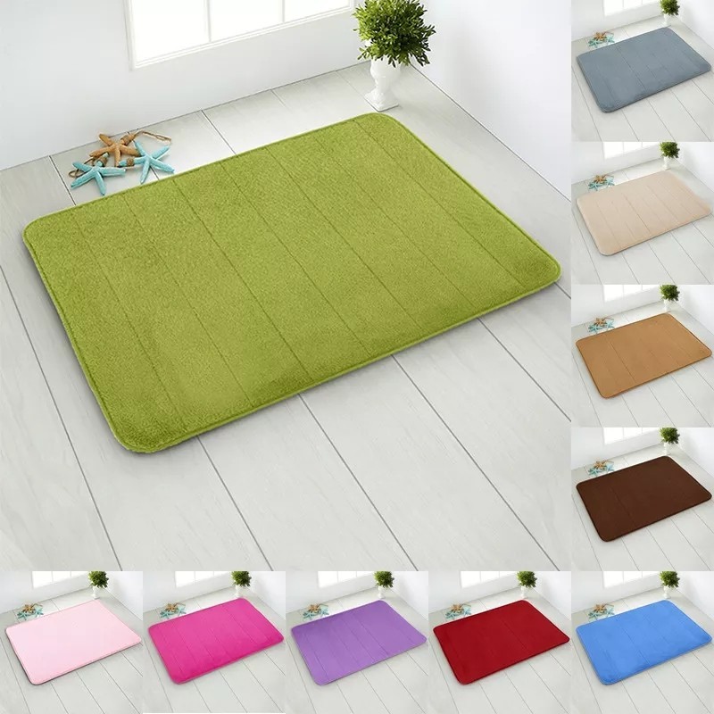 MH - Keset Kaki Foam 40x60cm Anti Slip Kamar Mandi Dapur Keset 40x60