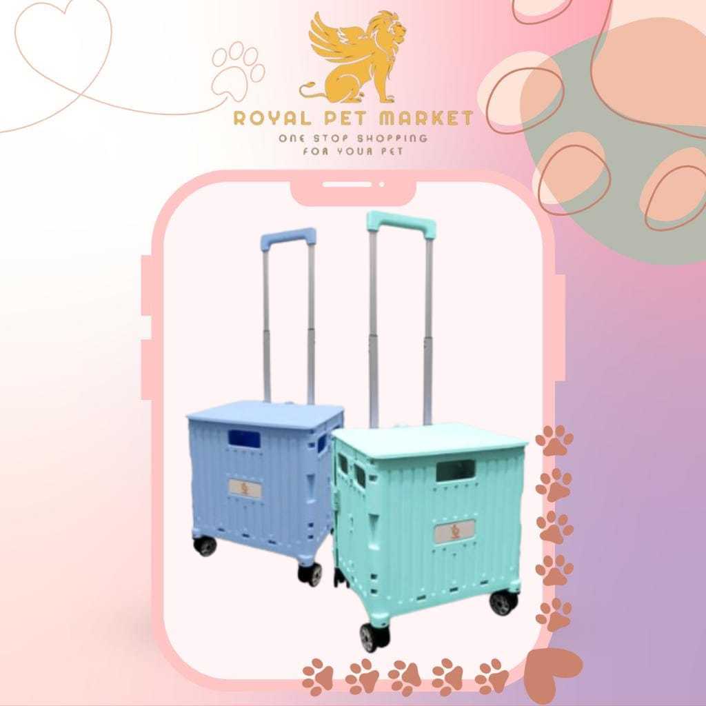 RPM Koper Pet Trolley Troli Lipat Keranjang Hewan