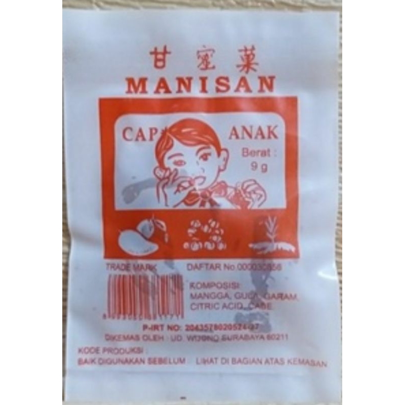 

Manisan Mangga Cap Anak 9GR OREN PEDAS