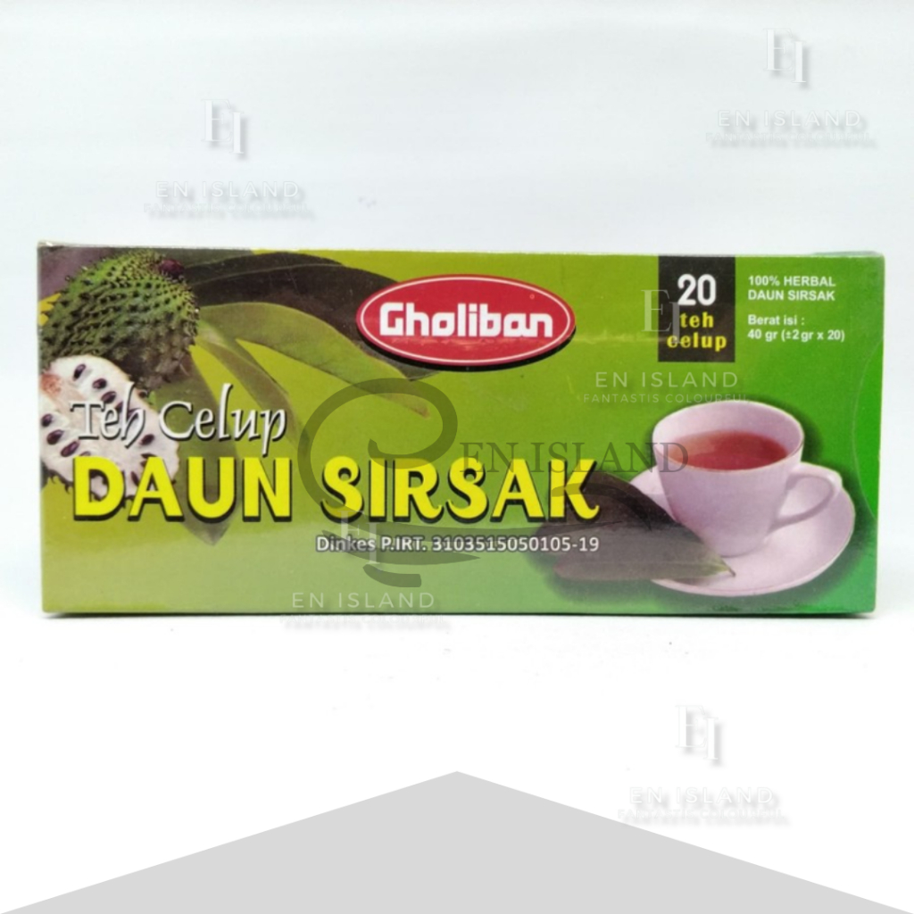 

Teh Celup Daun Sirsak Gholiban isi 20 kantong teh