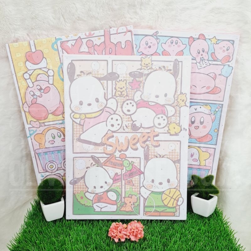 

Paint By Number 30x40 cm Paint By Number Kirby Pochacco