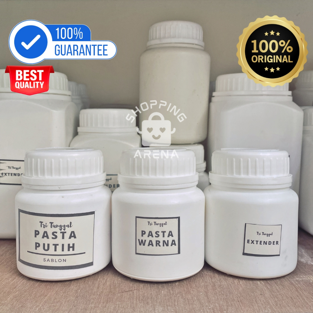 

Pasta Warna Putih Extender Sablon Rubber 250gr 250 gr Kilogram White NF Kain Kaos Warna Warni Color Colour Colorful Cat Paint Painting Prakarya Kerajinan Craft Crafting Art Seni Kesenian Kertakes Perlengkapan Cair DIY Karet Drawing Shopping Arena Malang