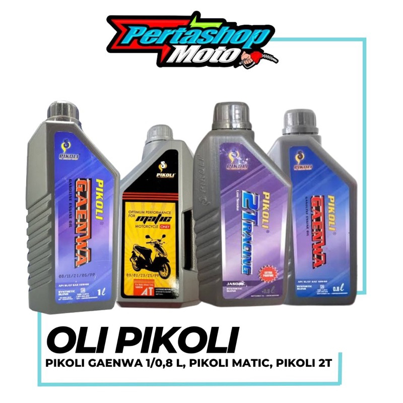 OLI PIKOLI 0,8L OLI PIKOLI 1L OLI PIKOLI 2T RACING OLI PIKOLI MATIC