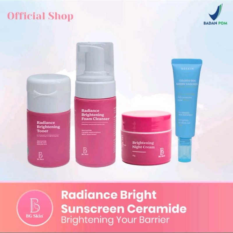 BG Skin Brightening Glow BGSkin Acne Sensitif Bg Skin Acne Fighter