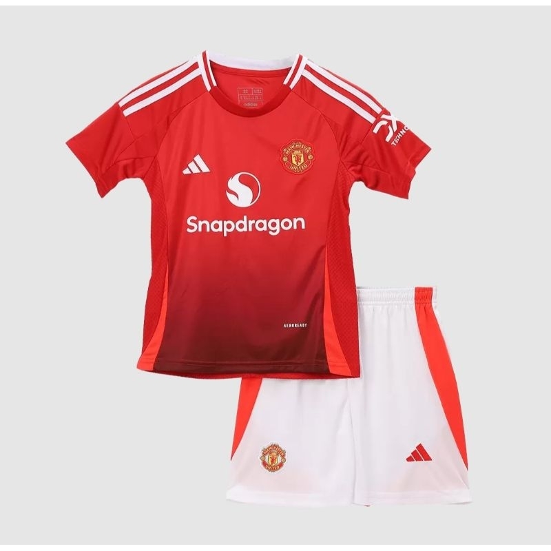kids jersey bola mu united home musim baru