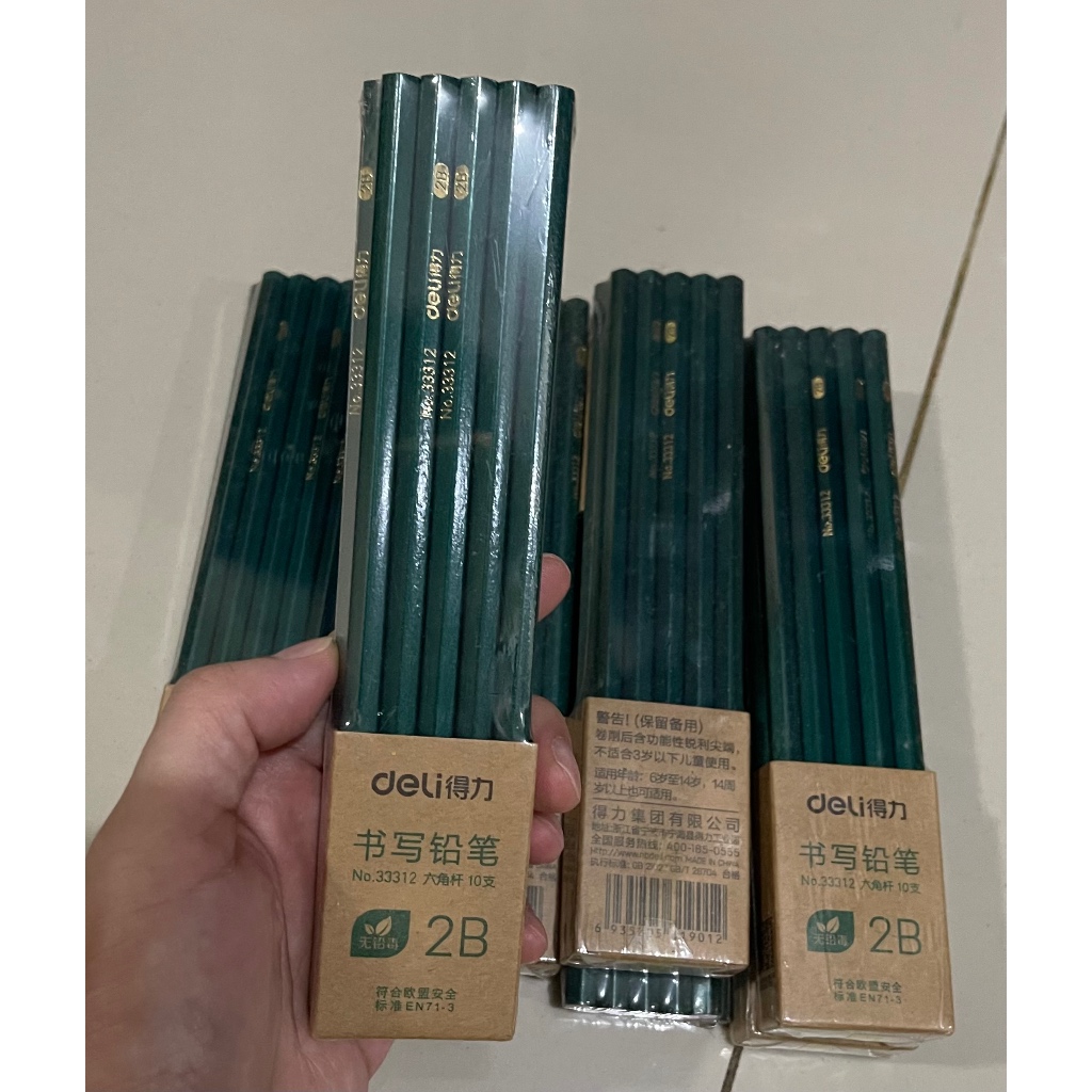 

pencil deli 2B (10buah)
