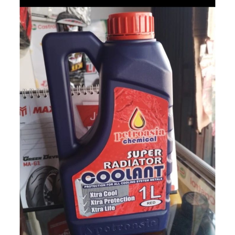 air radiator coolant motor mobil 1 liter