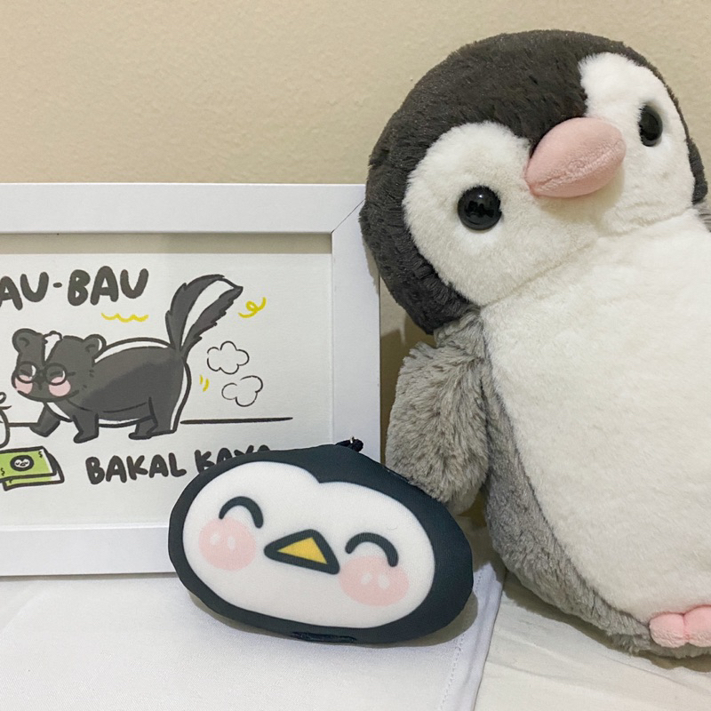 Doodly's Anak Penguin APENG Plushie Keychain | Gantungan Plushie Pinguin