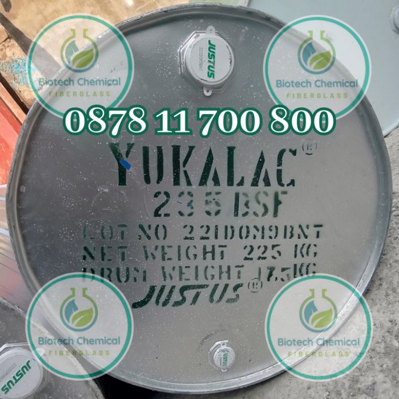 Resin Merah - Resin Yukalac - Yukalac 235 - Resin Polyester - Resin Fiber - Resin Kapal - Resin Bute