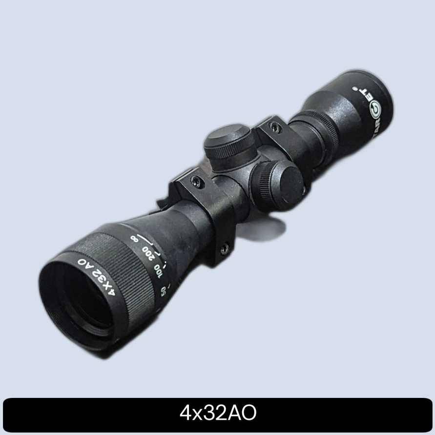 KODE H44D Rifflescope Retarget teleskop 4x32 AO Adjustable Kekeran Object