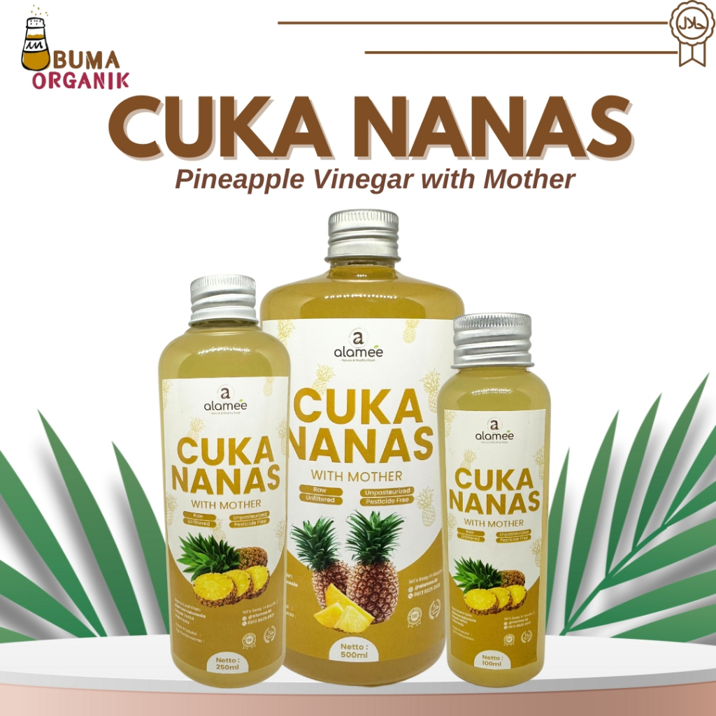 

Cuka Nanas Original Pineapple Cider Vinegar With Mother Organik Atasi Diabetes Penurun Gula Darah all varian