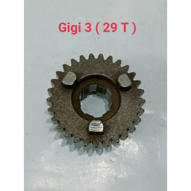Gigi 3 Rasio Mata 29 T Honda GL 100 GL 125 CB 100 CB 125 GL Max GL Pro GL Series Original Gir Ger Ge