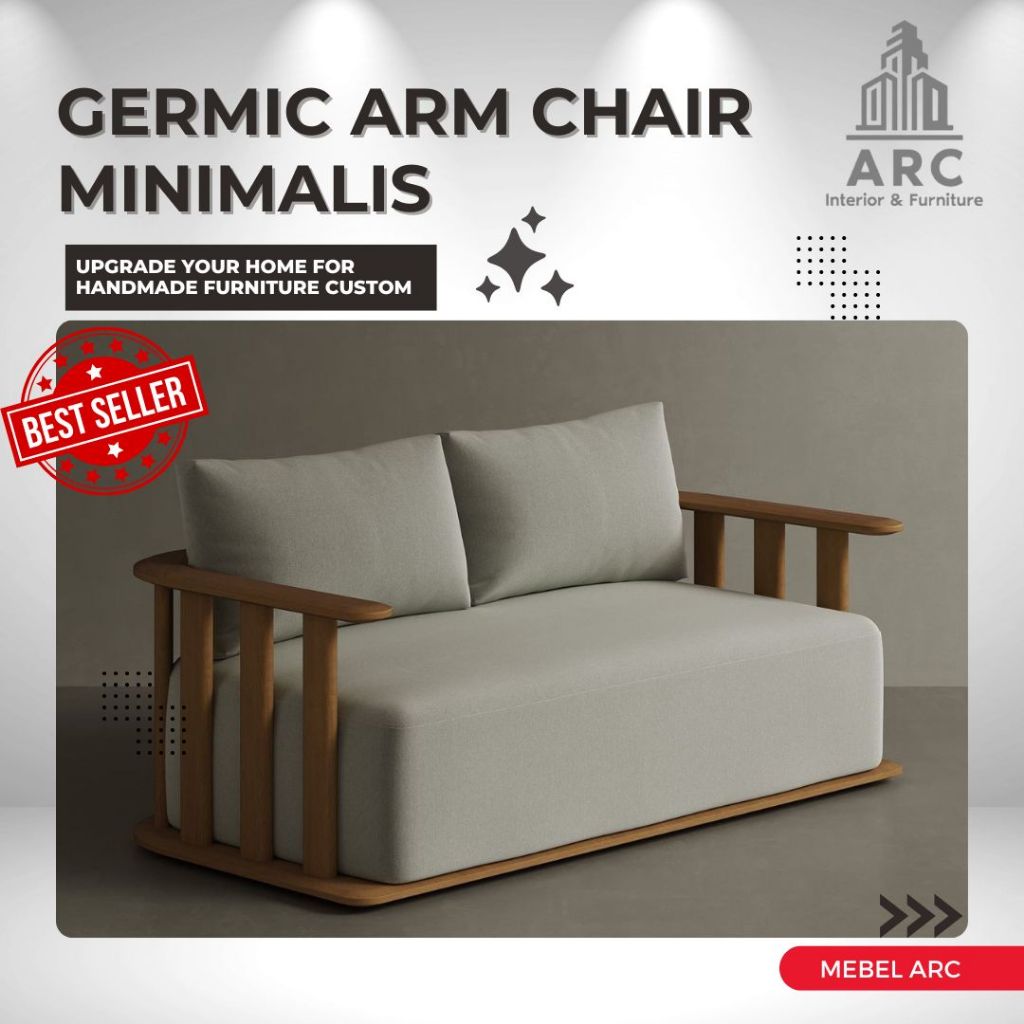 Kursi Sofa Minimalis Busa Tebal / Kursi Sofa Santai Ruang Tamu