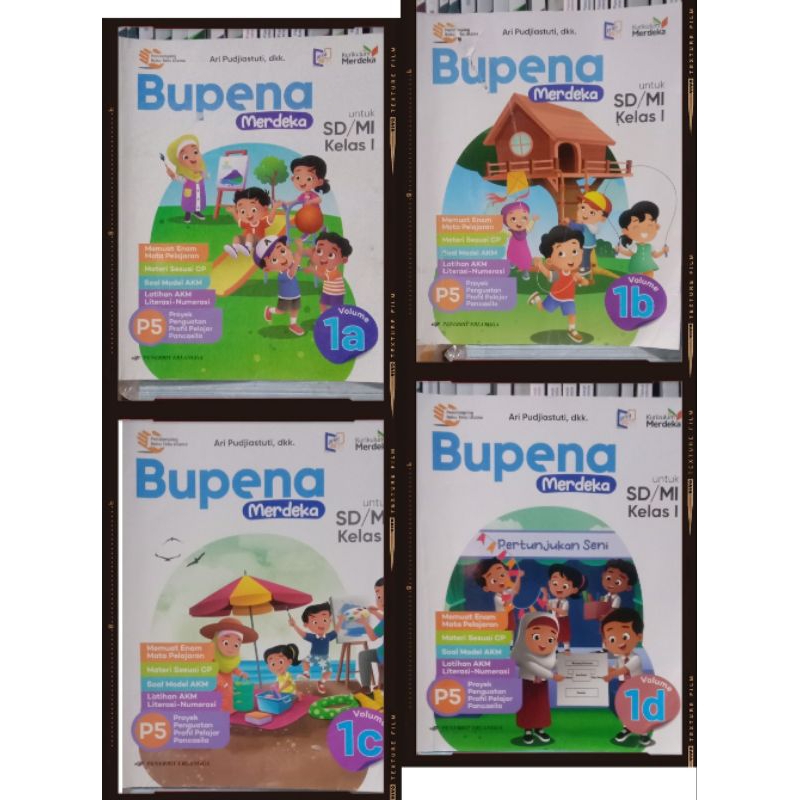 Bupena sd Mi kls.1a.1b.1c.1d kurikulum merdeka (Bekas)