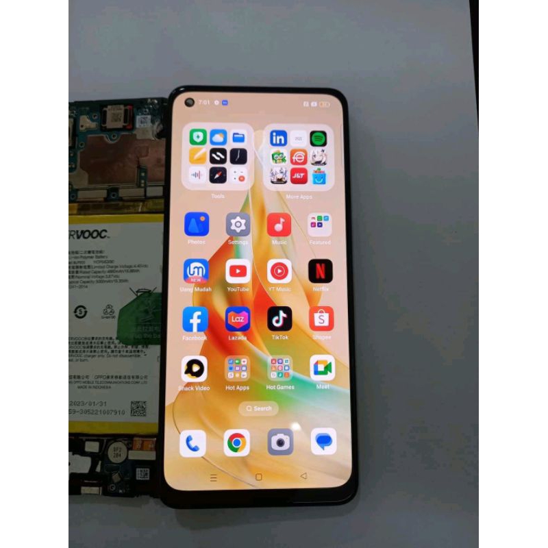 LCD Touchscreen Ori Copotan Oppo Reno 4 Se / Reno 4 Lite / Reno 4z