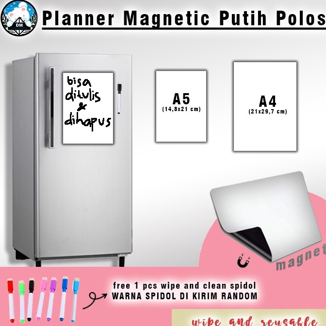 

KODE A3B Planner Magnetic Polos Schedule Board Magnet Polos Papan Tulis Magnet Whiteboard Tulis Jadwal M