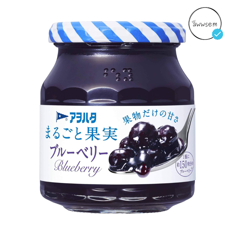 

Aohata Whole Fruit Sugar Free Blueberry Jam Original Japan