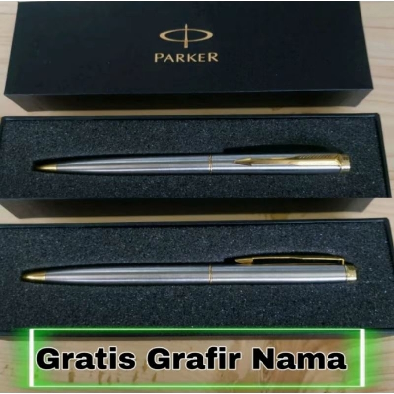 

Bulpoint Stainless Clip Gold Exclusive Free Grafir Nama/Logo + Box Exclusive