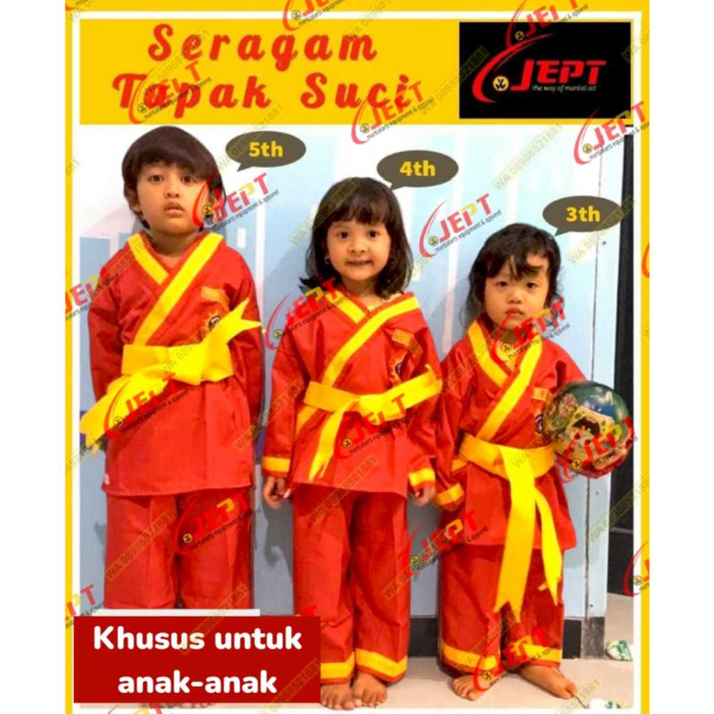Seragam tapak Suci Anak bahan American Drill Standart