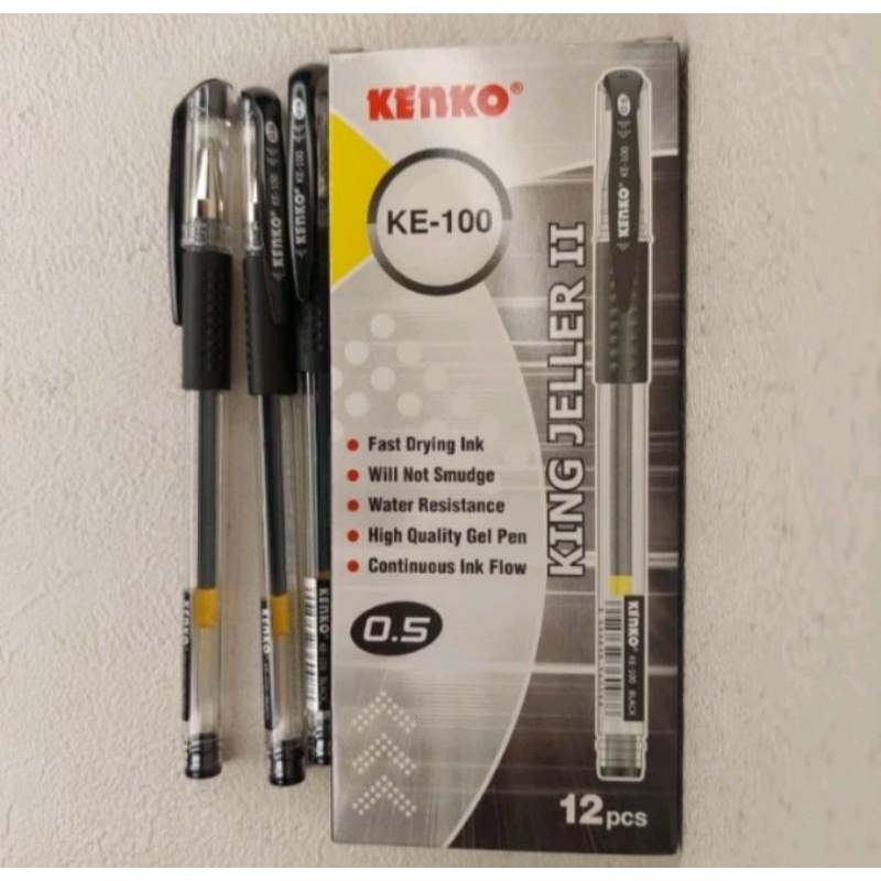 

Pulpen Gel Kenko KE-100 King Jeller 0.5mm