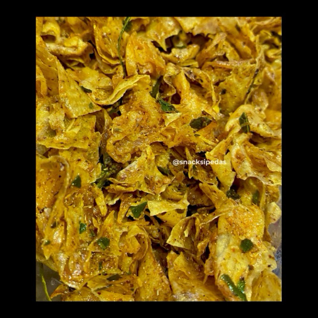 

Keripik Singkong Pedas Cikruh Daun Jeruk 200gr