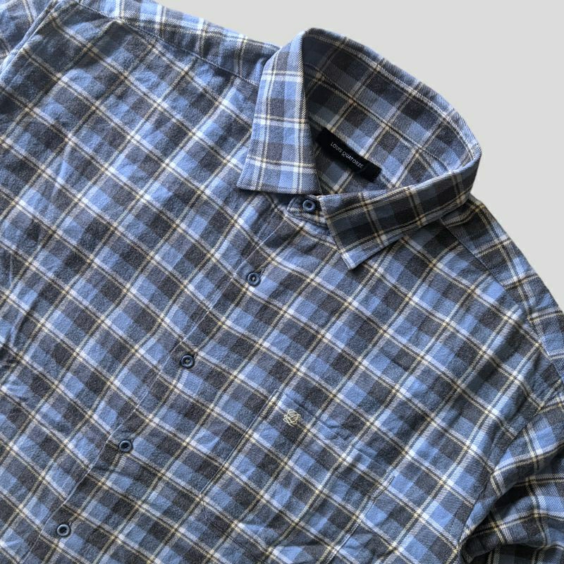 Kemeja flanel oversized Louis Quatorze