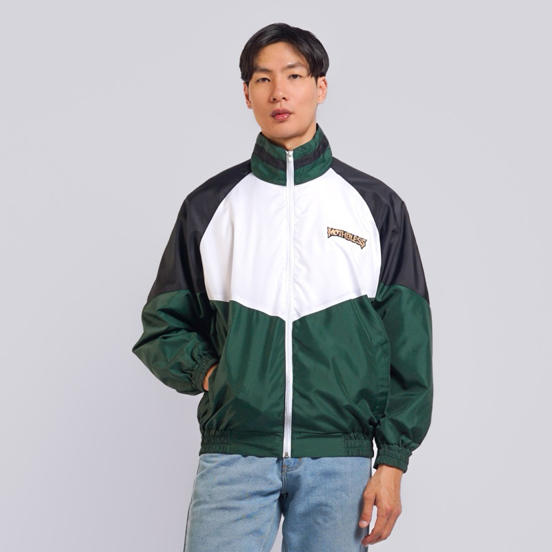 Jaket Varsity Jacket Vintage Soft Parasut Waterproof Mantel Pria Sport Premium Distro Original